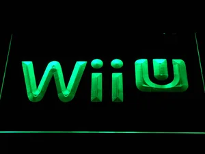 Nintendo Wii U LED Neon Sign