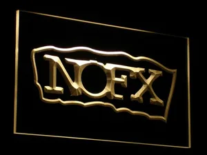 NOFX Border LED Neon Sign