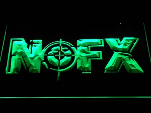 NOFX Target Logo LED Neon Sign