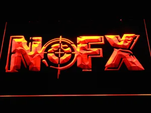 NOFX Target Logo LED Neon Sign