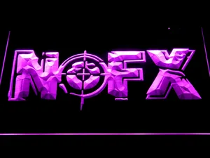 NOFX Target Logo LED Neon Sign