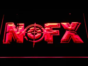 NOFX Target Logo LED Neon Sign