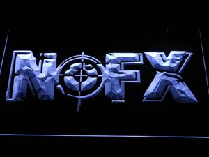 NOFX Target Logo LED Neon Sign