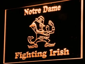 Notre Dame Fighting Irish LED Neon Sign
