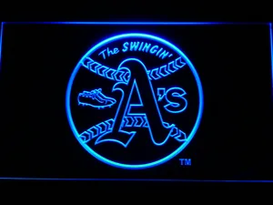Oakland Athletics 1971-1981 Swinging A's LED Neon Sign - Legacy Edition