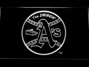 Oakland Athletics 1971-1981 Swinging A's LED Neon Sign - Legacy Edition