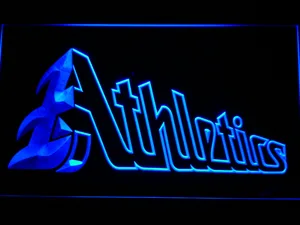 Oakland Athletics 1999 Turn Ahead the Clock Logo LED Neon Sign - Legacy Edition
