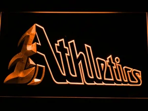 Oakland Athletics 1999 Turn Ahead the Clock Logo LED Neon Sign - Legacy Edition