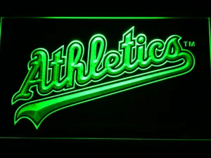 Oakland Athletics 2008-2010 Logo LED Neon Sign - Legacy Edition