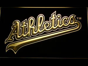 Oakland Athletics 2008-2010 Logo LED Neon Sign - Legacy Edition