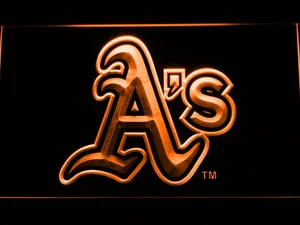 Oakland Athletics A's Logo LED Neon Sign