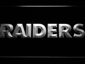Oakland Raiders Text LED Neon Sign