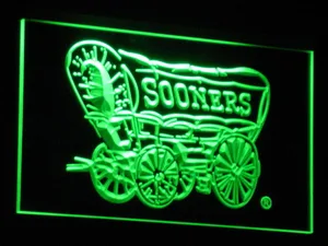 Oklahoma Sooners 1952-1966 LED Neon Sign - Legacy Edition