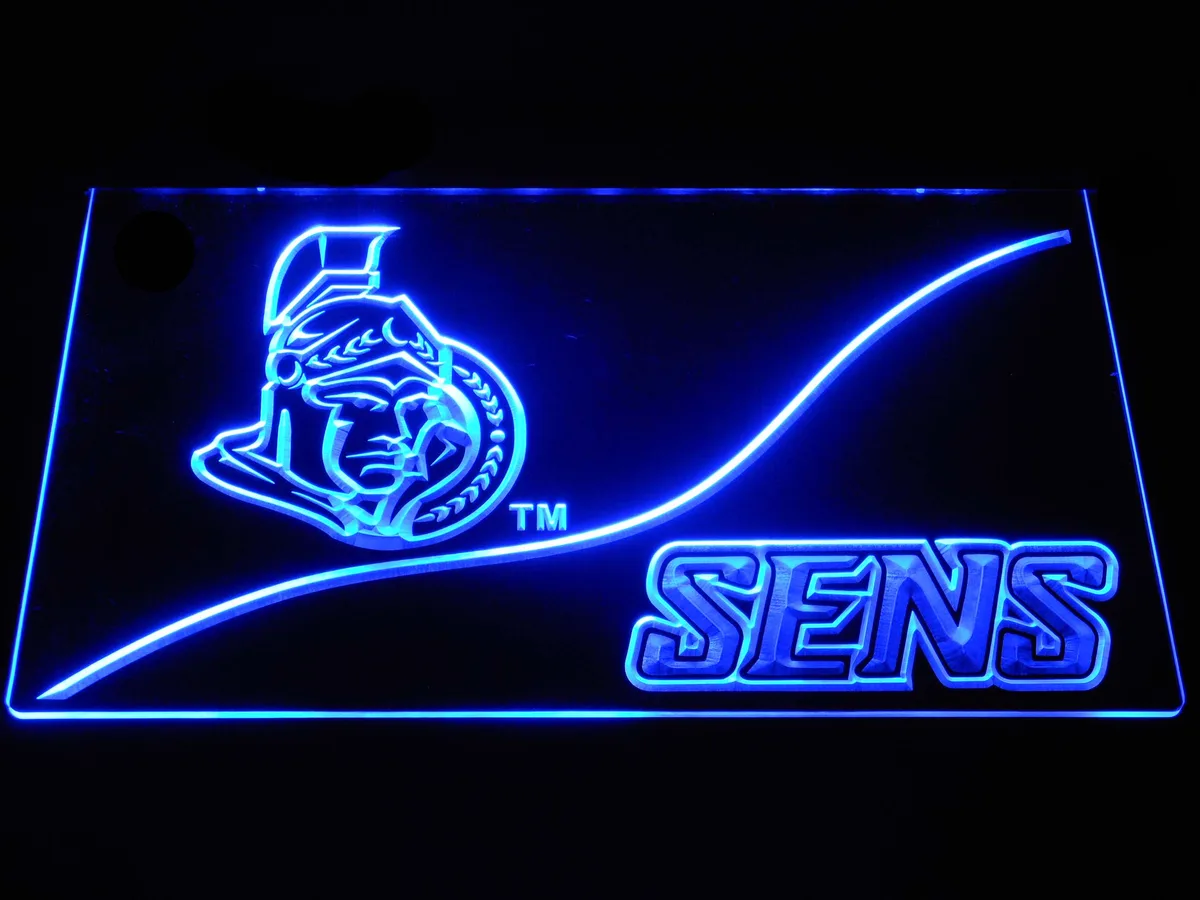 Ottawa Senators Split LED Neon Sign