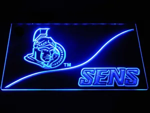 Ottawa Senators Split LED Neon Sign