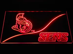 Ottawa Senators Split LED Neon Sign