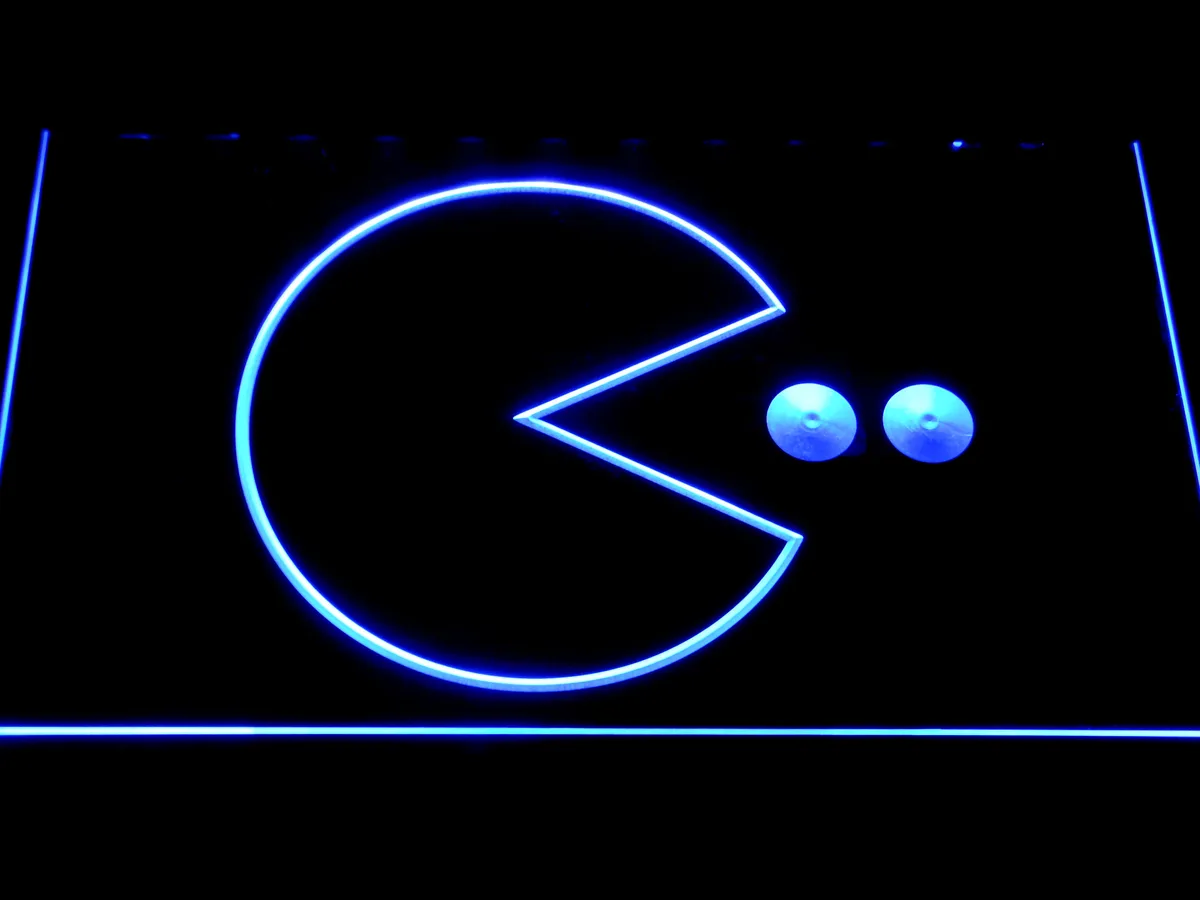 Pac-Man Dots LED Neon Sign