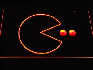 Pac-Man Dots LED Neon Sign