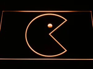 Pac-Man Icon LED Neon Sign