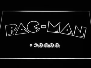 Pac-Man Logo LED Neon Sign
