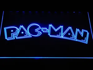 Pac-Man Wordmark LED Neon Sign