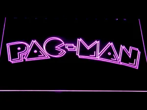Pac-Man Wordmark LED Neon Sign
