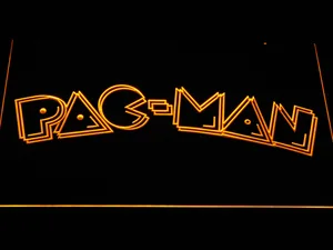 Pac-Man Wordmark LED Neon Sign