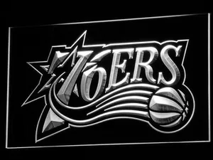 Philadelphia 76ers 1997-2009 Logo LED Neon Sign - Legacy Edition