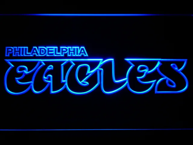 Philadelphia Eagles 1973-1995 LED Neon Sign - Legacy Edition