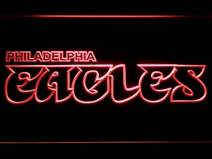 Philadelphia Eagles 1973-1995 LED Neon Sign - Legacy Edition