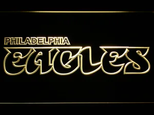 Philadelphia Eagles 1973-1995 LED Neon Sign - Legacy Edition