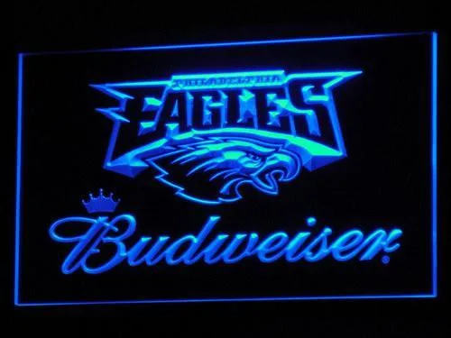 Philadelphia Eagles Budweiser LED Neon Sign
