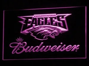 Philadelphia Eagles Budweiser LED Neon Sign
