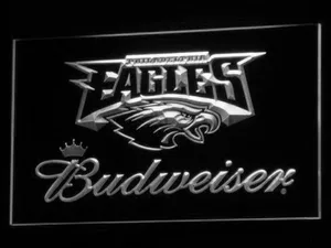 Philadelphia Eagles Budweiser LED Neon Sign