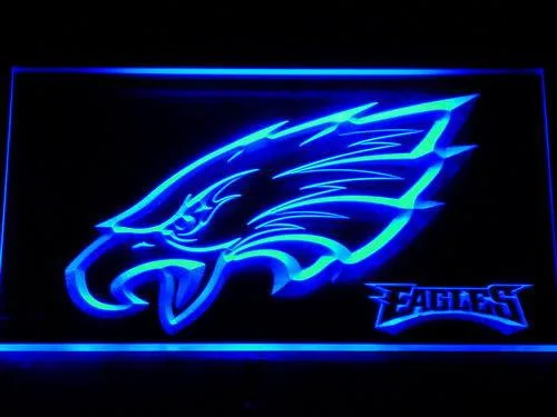 Philadelphia Eagles Head LED Neon Sign