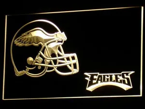 Philadelphia Eagles Helmet LED Neon Sign