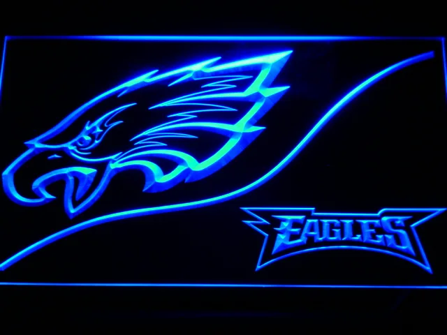Philadelphia Eagles Split LED Neon Sign