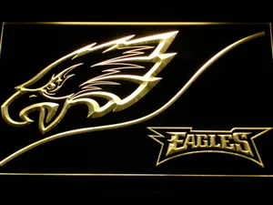 Philadelphia Eagles Split LED Neon Sign