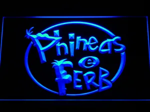 Phineas And Ferb LED Neon Sign