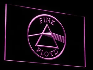 Pink Floyd Dark Side of the Moon Circle LED Neon Sign