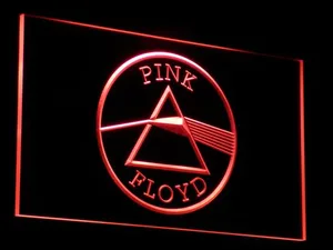 Pink Floyd Dark Side of the Moon Circle LED Neon Sign