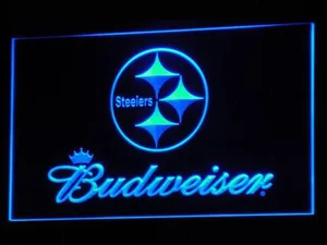 Pittsburgh Steelers Budweiser LED Neon Sign