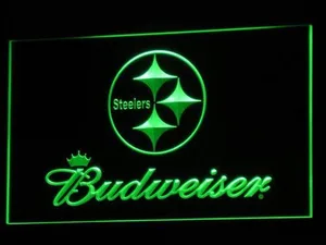 Pittsburgh Steelers Budweiser LED Neon Sign