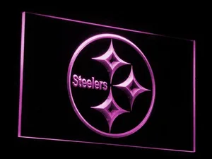 Pittsburgh Steelers Logo 2 LED Neon Sign