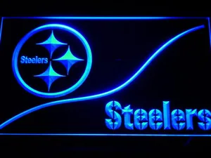 Pittsburgh Steelers Split LED Neon Sign