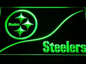 Pittsburgh Steelers Split LED Neon Sign