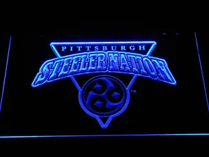 Pittsburgh Steelers Steeler Nation LED Neon Sign