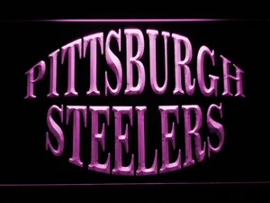 Pittsburgh Steelers Text 2 LED Neon Sign