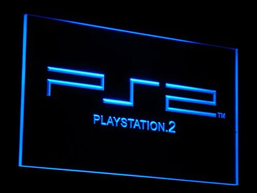 PlayStation PS2 LED Neon Sign