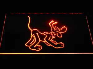 Pluto Back LED Neon Sign
